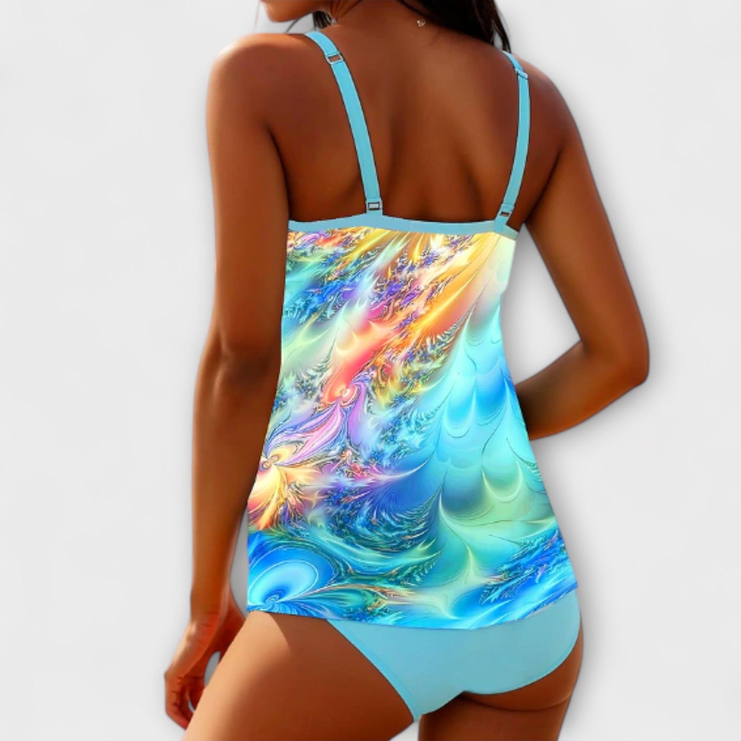 Women's Swimwear Tankini Swimsuit Set