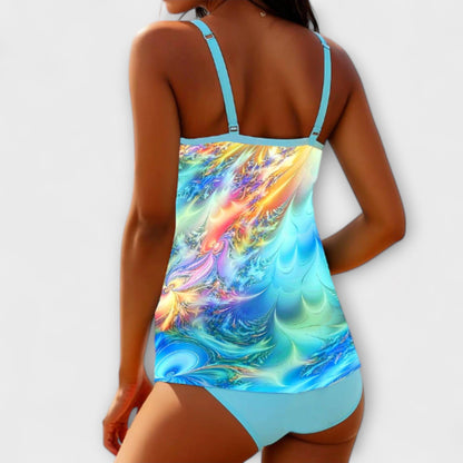 Women's Swimwear Tankini Swimsuit Set