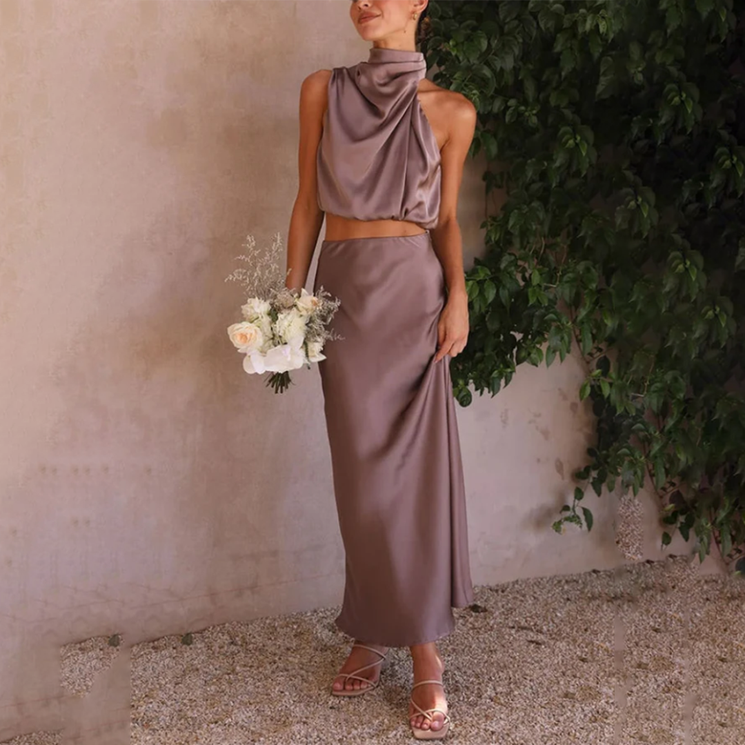 Women's Maxi Skirt and Top Set