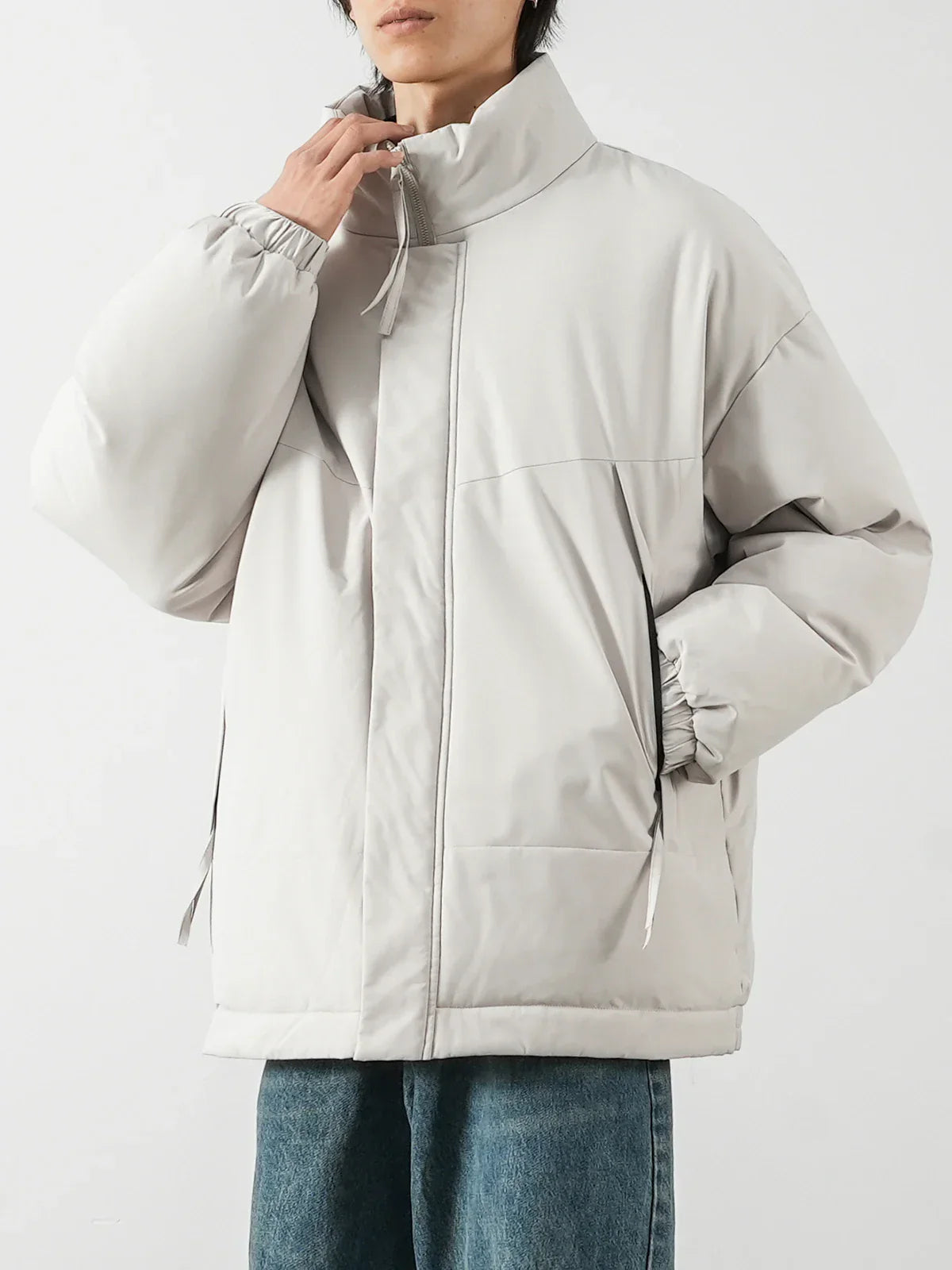 Warm, wind- and water-repellent winter jacket