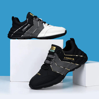 Athletic Male Running Shoes with Airy Cushioning
