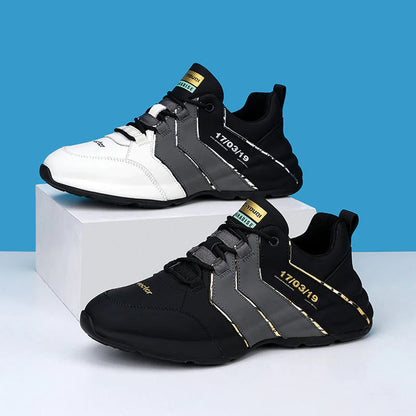 Athletic Male Running Shoes with Airy Cushioning