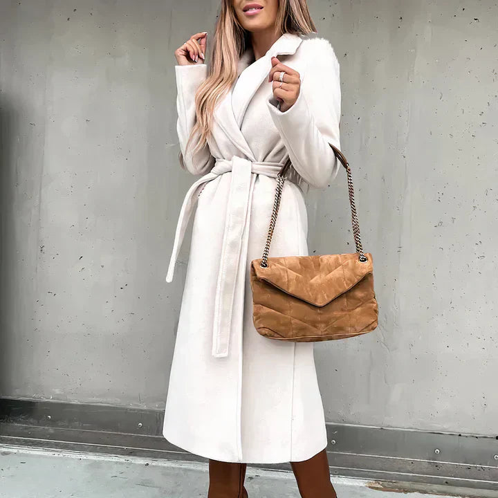 Women's Taura Wool Blend Trench Coat