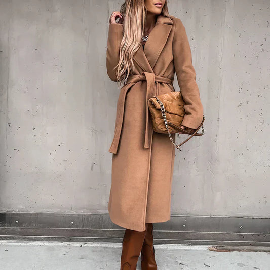 Women's Taura Wool Blend Trench Coat