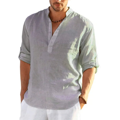 Breathable Men's Linen Summer Shirt