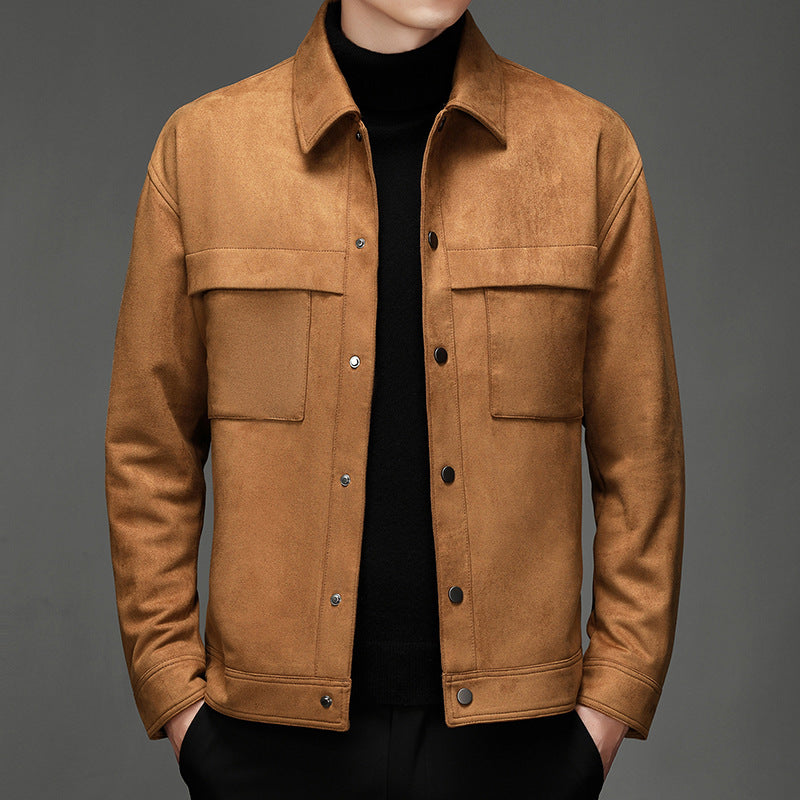 Vicky | Elegant Suede Jacket for Men