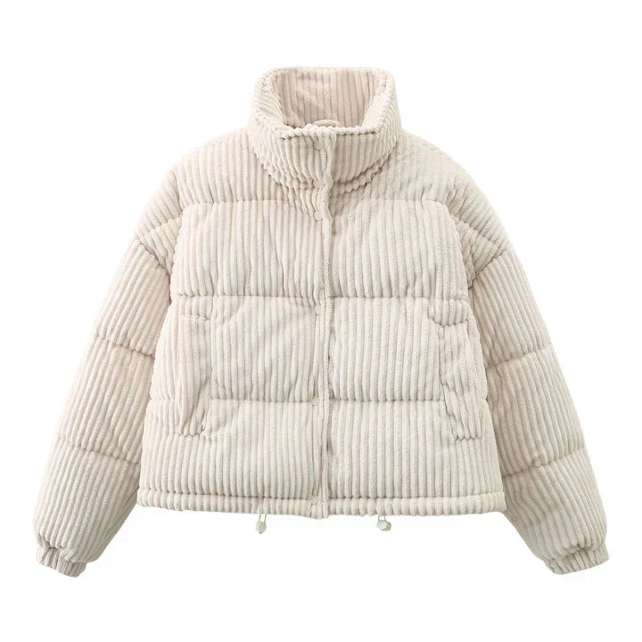 Women's premium corduroy winter coat