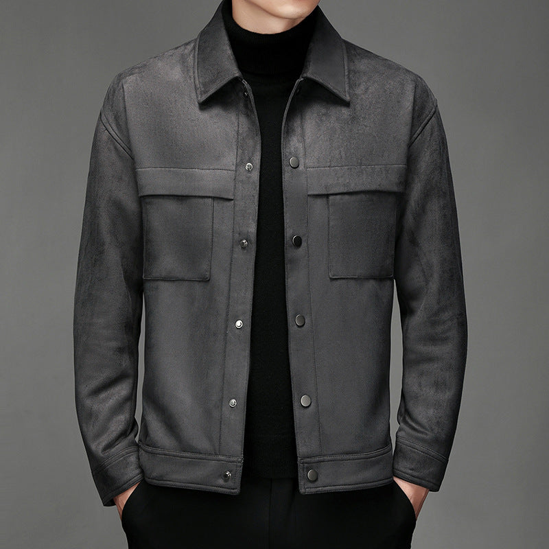 Vicky | Elegant Suede Jacket for Men