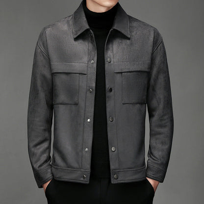 Vicky | Elegant Suede Jacket for Men