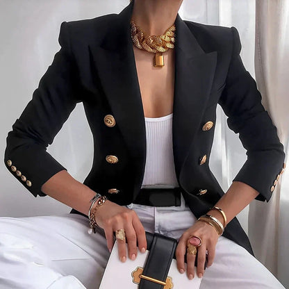 Women's Double-Breasted Blazer | Structured Fit
