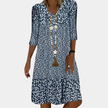 Chic Casual Floral Sundress for Ladies - Olytrend