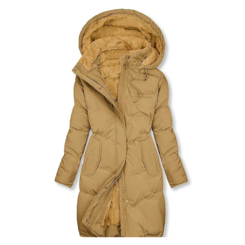 Umayma | Women's Long Winter Coat — Soft Warmth & Daily Elegance