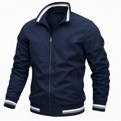 Yann | Men's Zip Jacket — Sporty Style & Urban Elegance