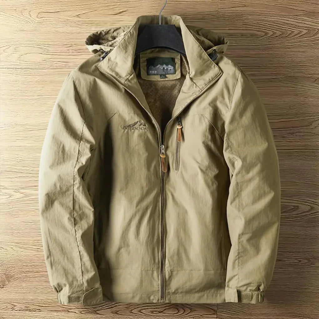 Waterproof Windbreaker Jacket for Men with Hood