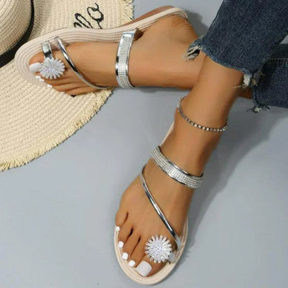 Aislee Snowflake Sandals