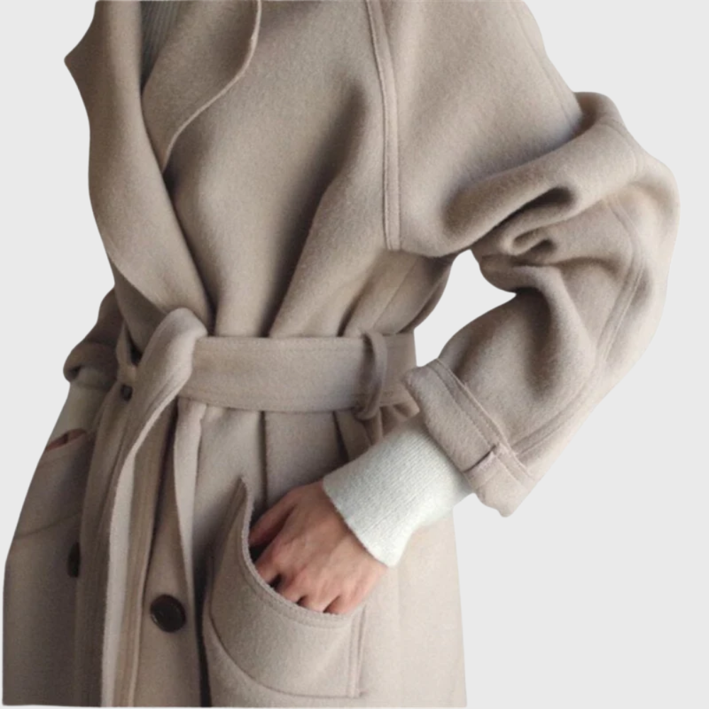 Warm Winter Longline Wool Coat