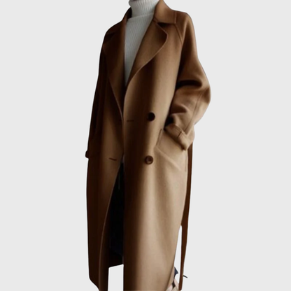 Warm Winter Longline Wool Coat
