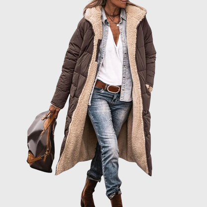 Warm Reversible Padded Winter Coat