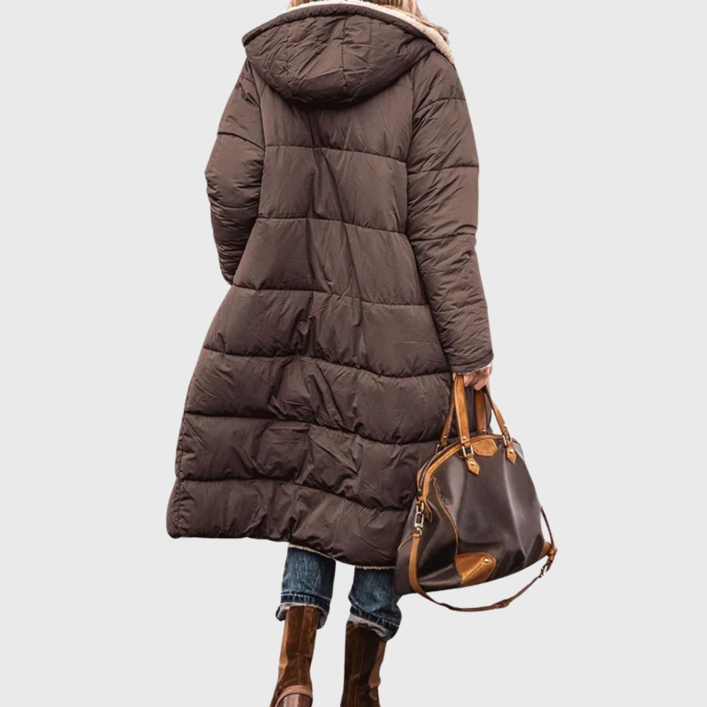 Warm Reversible Padded Winter Coat