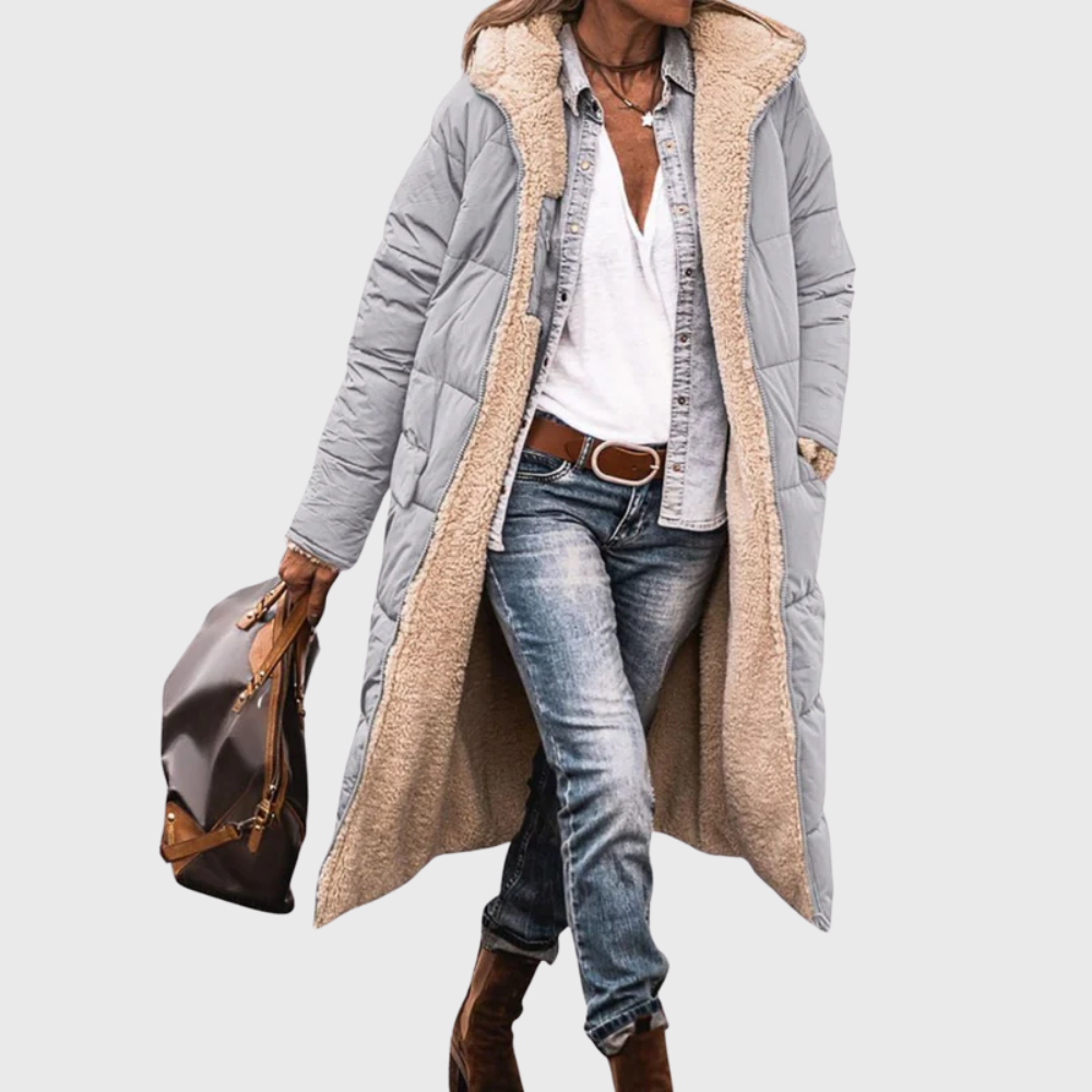 Warm Reversible Padded Winter Coat