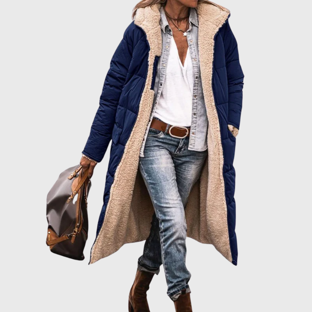 Warm Reversible Padded Winter Coat