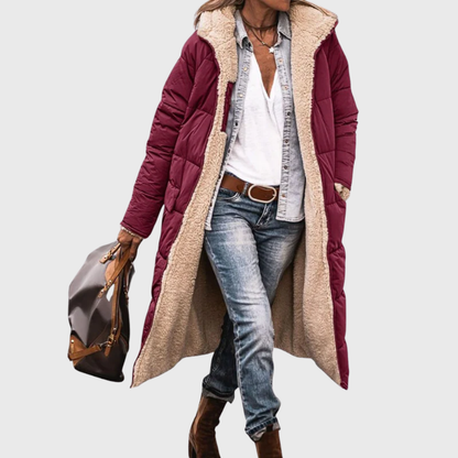 Warm Reversible Padded Winter Coat