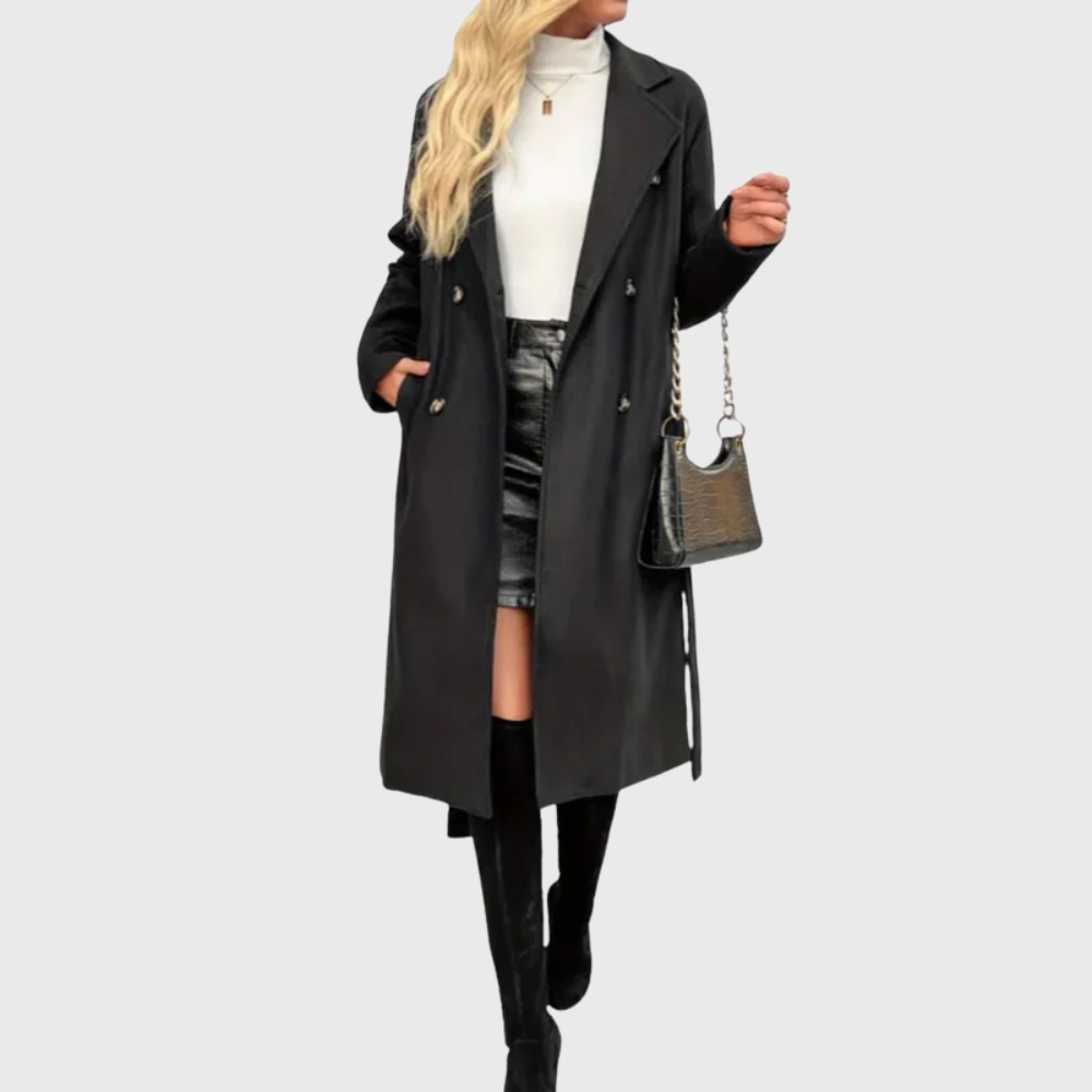 Warm Waterproof Women's Trench Coat