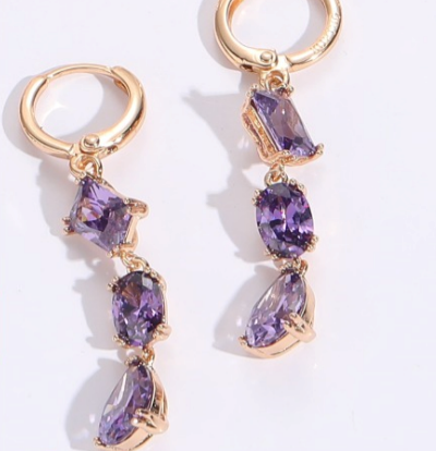 Beatrix | Colorful Crystal Earrings for Women with Sparkling Stones