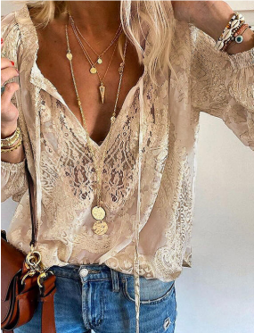 Alessian | Women's Boho Blouse | Harvest