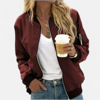 Ancient World | Classic Women's Jacket with Zipper Closure