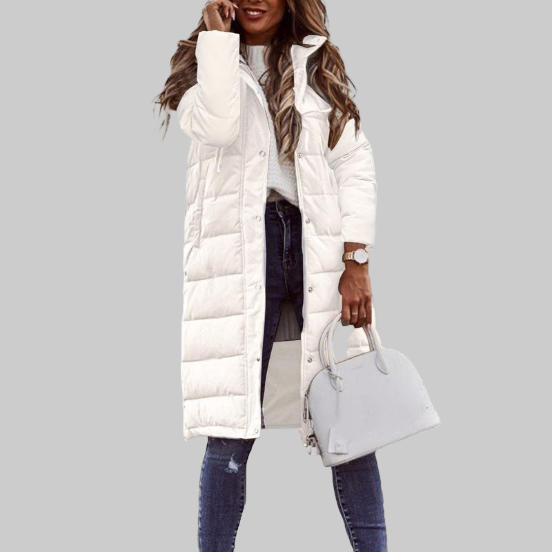 Warm Padded Women's Parka Coat