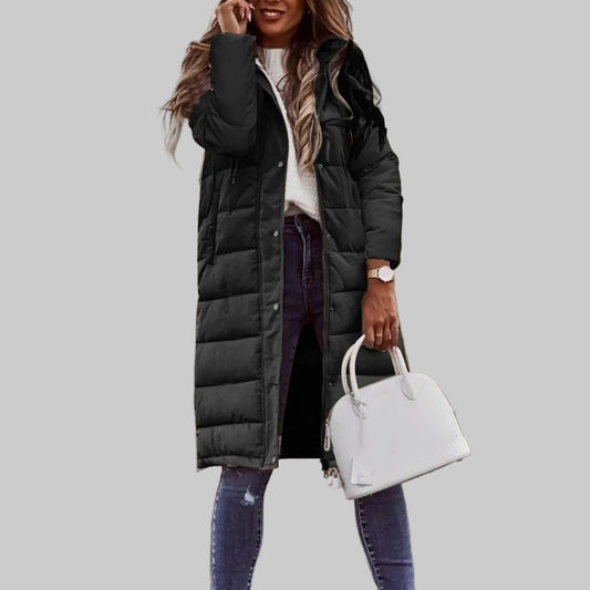 Warm Padded Women's Parka Coat - Olytrend
