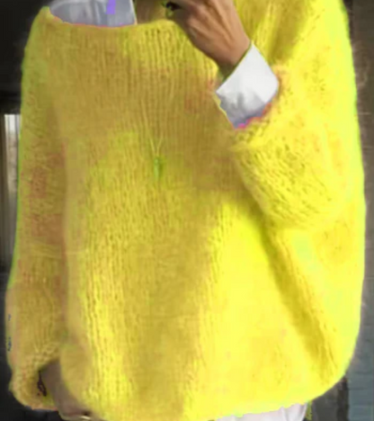 Women's Oversized Knit Sweater: Soft & Cozy