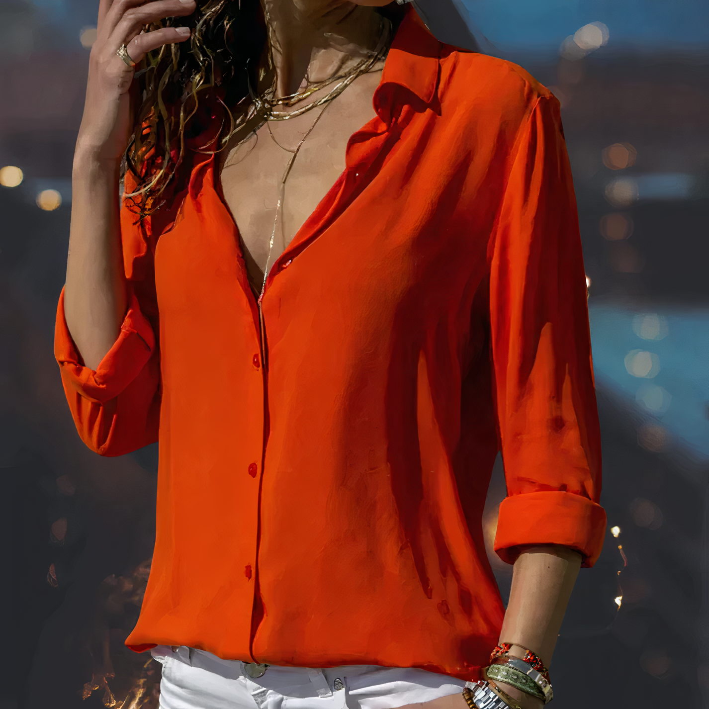 Cato | Stylish chiffon blouse for women