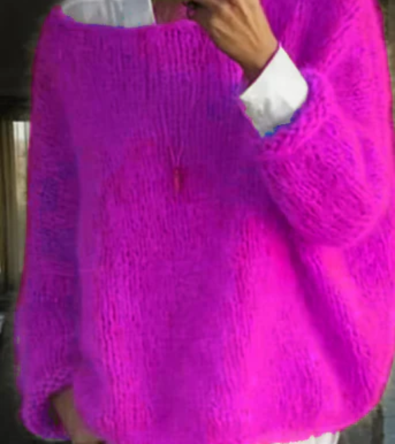 Women's Oversized Knit Sweater: Soft & Cozy
