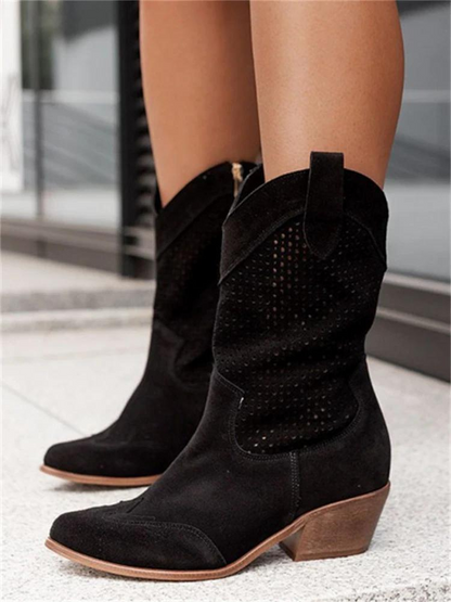 Beatrix | Women's Leather Cowboy Boots for Elegant Outfits