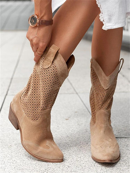 Women's Cowboy Boots | Perforated Western