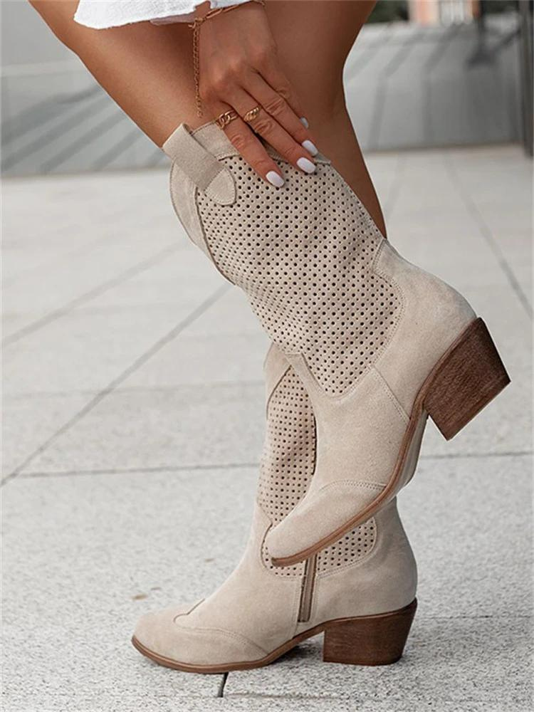 Women's Cowboy Boots | Perforated Western