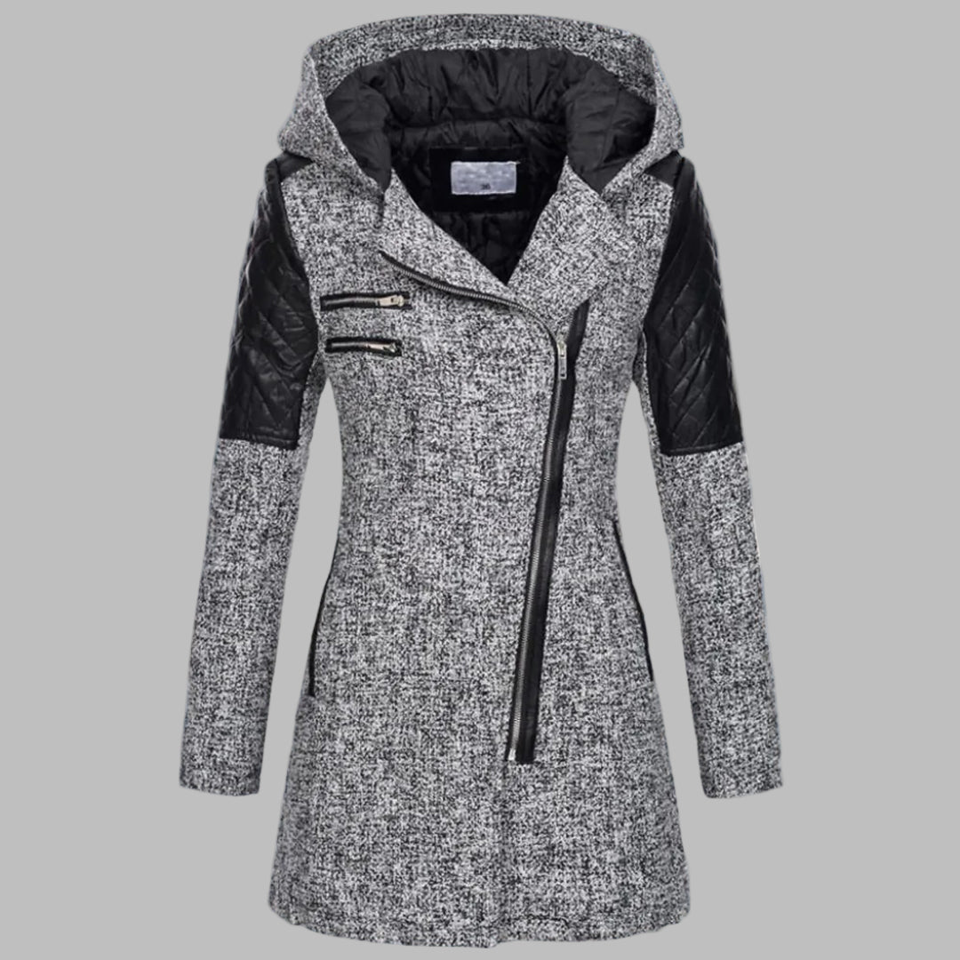 Warm Parka Jacket with Hood for Ladies - Olytrend