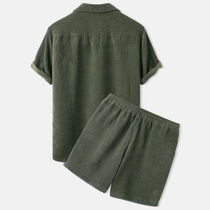 Breathable Casual Men's Summer Outfit Set