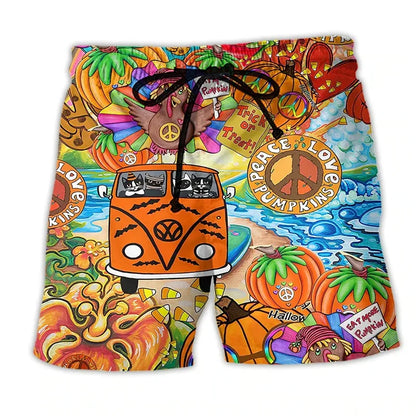 Vibrant Men's Beach Shorts | Colorful Summer Style