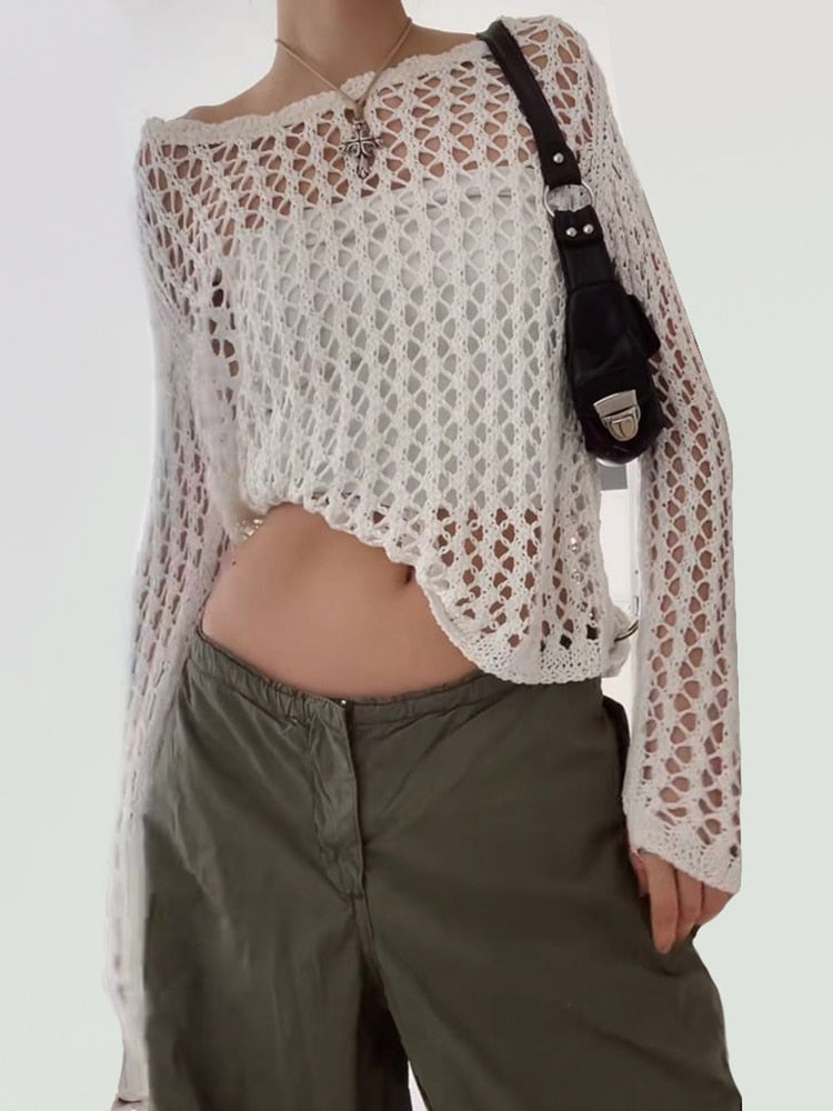 Abriana | Open Knit Sweater for Women