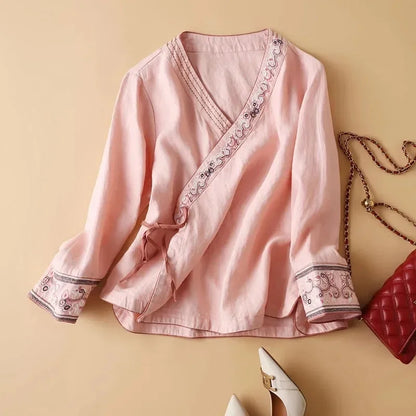 Casual Floral Lightweight Women's Blouse - Olytrend