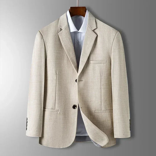 Adrian Men’s Classic Blazer – Timeless Tailoring Beige