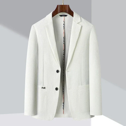 Arthur Men’s Tailored Blazer – Modern Elegance for Every Occasion White