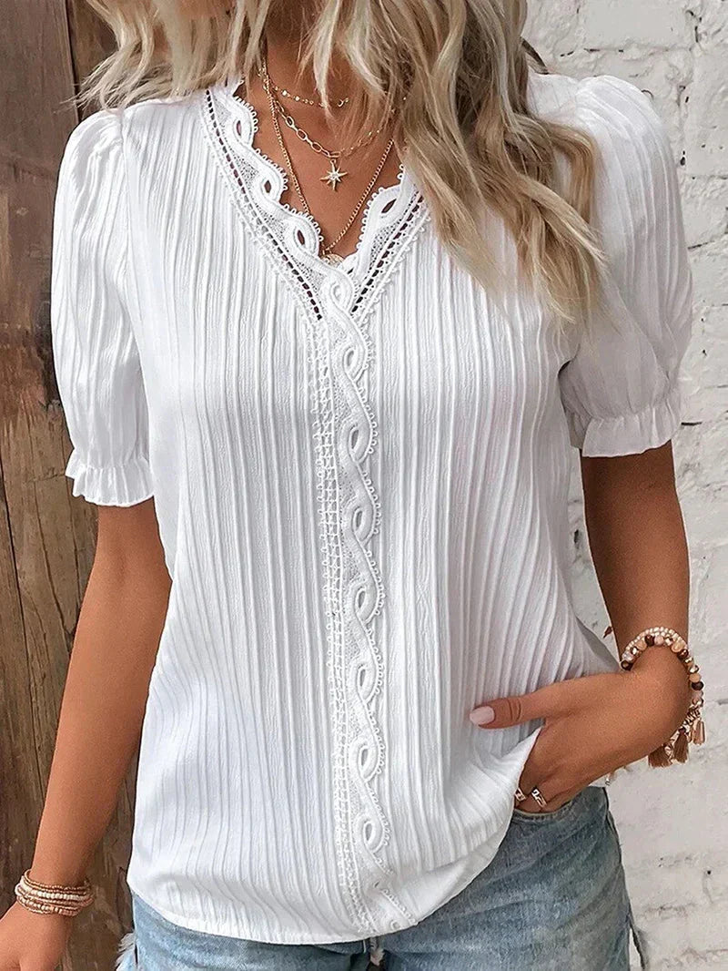 Beautiful Blouse with Delicate Touch - Olytrend