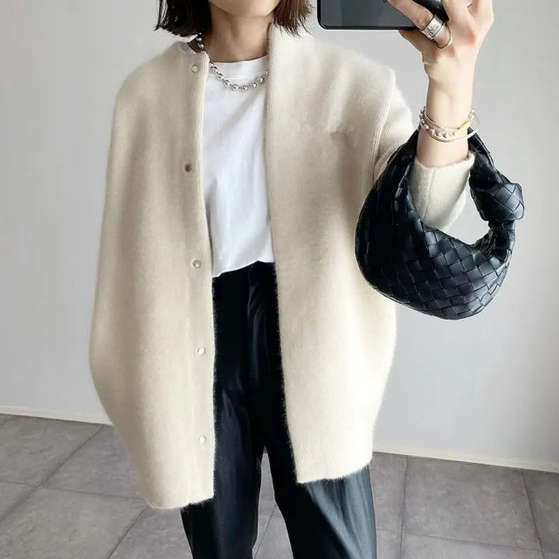 Women's Long Casual Cardigan | With Buttons