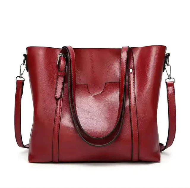 AURELIA™ | Vintage Shoulder Tote – Elegant & Durable