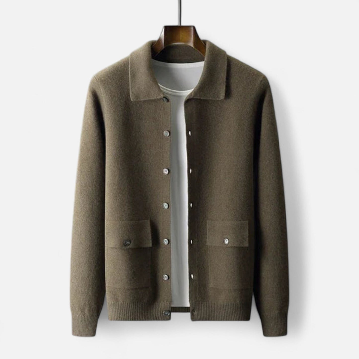 Ancient World | Men's Cardigan Timeless Elegance Premium