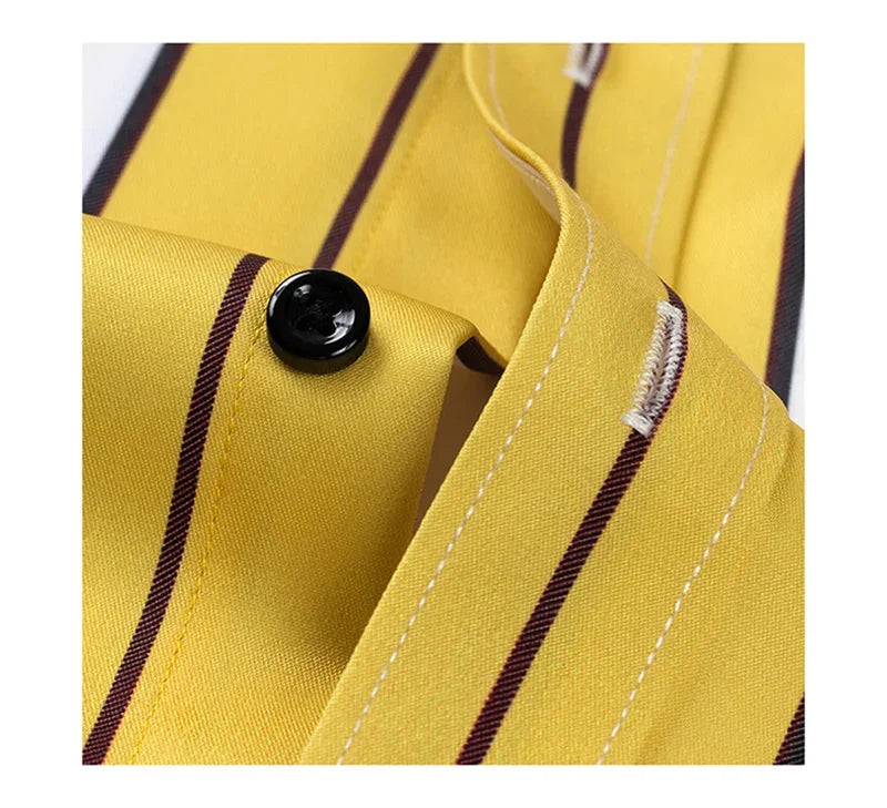 Casual Breton Style Cotton Shirt